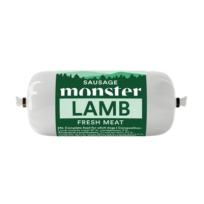 Monster Pet Food Dog Sausage Lamb 80 g