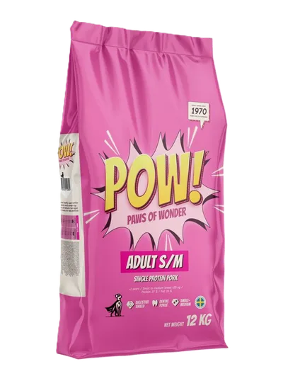 POW! Dog Adult Small/Medium Pork