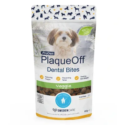 Hundgodis PlaqueOff Dental Bites 60g