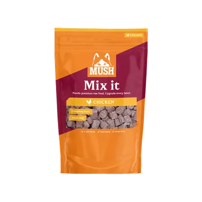Mush Mix it Frozen Chicken Färskfoder till Hund 560 g