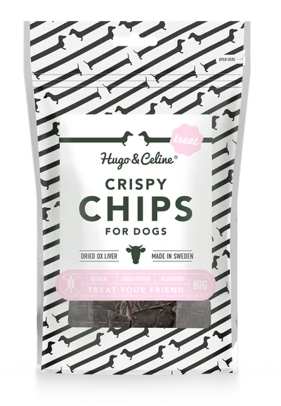 Hugo and Celine Crispy Chips 80 g