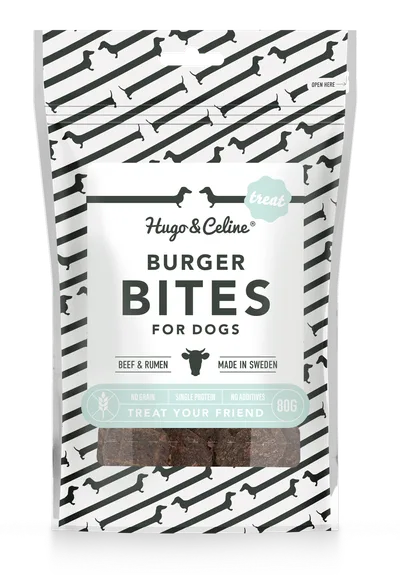 Hugo and Celine Burger Bites 80 g