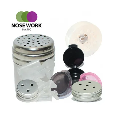 Nose Work Kit med Behållare och Burk med 40 st Topshuvuden
