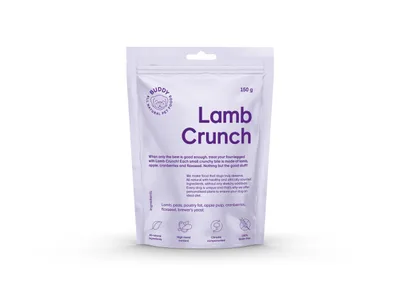 Buddy Petfoods Lamb Crunch Dog Hundgodis 150 g
