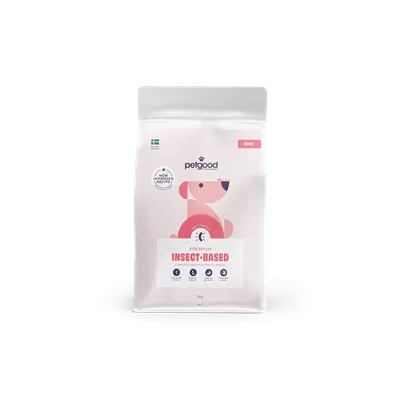 Petgood Puppy & Junior Valpfoder med Insektsprotein