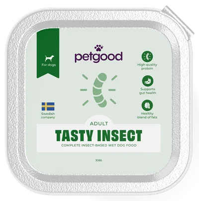 Petgood Insektsbaserat våtfoder för vuxna hundar 300g