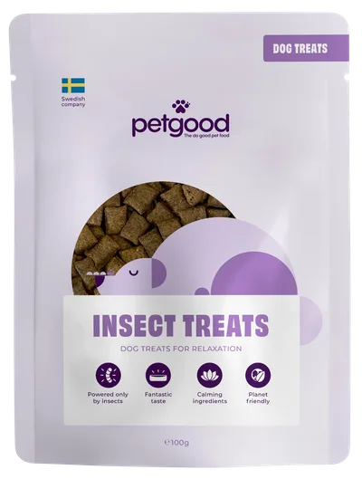 Petgood Calming Hundgodis med Insektsprotein  100 g