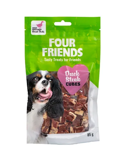 Duck Steak Cubes Hundgodis 85g