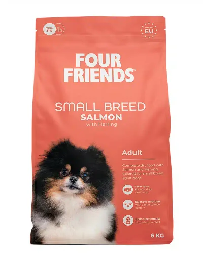 Four Friends Dog Small Breed Salmon