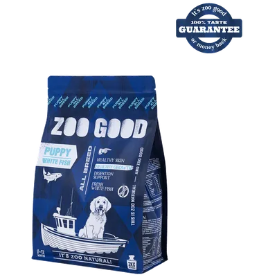 ZOO GOOD Dog White Fish Skin & Hair Puppy All Breed 2 kg