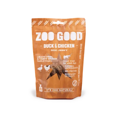 ZOO GOOD Dog Jerky - Chicken & Duck 80 g