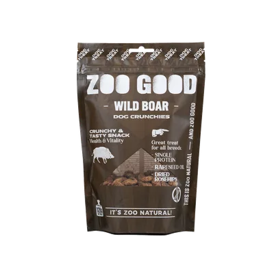 ZOO GOOD Dog Crunchie treat - Wild Boar 120g