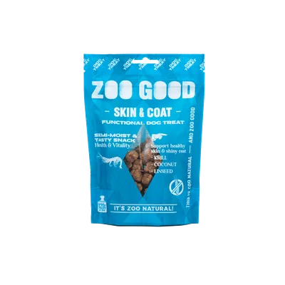 ZOO GOOD Dog Functional snack, semi-moist - Skin & Coat 120g