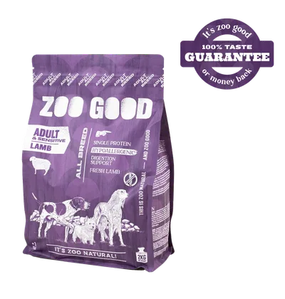 ZOO GOOD Dog Lamb Adult All Breed Grain Free 2 kg