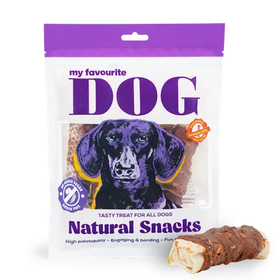 My favourite DOG Duck Wrapped Rawhide With Duck Filling 12 cm, 6-pack, 360g