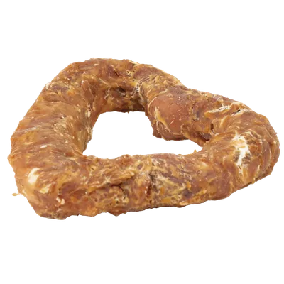 My favourite DOG Rawhide Heart With Duck 7cm, 70g