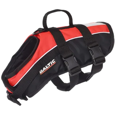 Baltic Hundväst Flytväst Mascot Svart/Röd 40+kg X-Large
