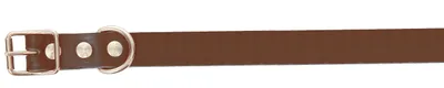 Läderhalsband Ställbart Brun 22x55cm
