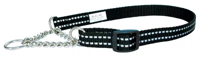 Hundhalsband Halvstryp Svart