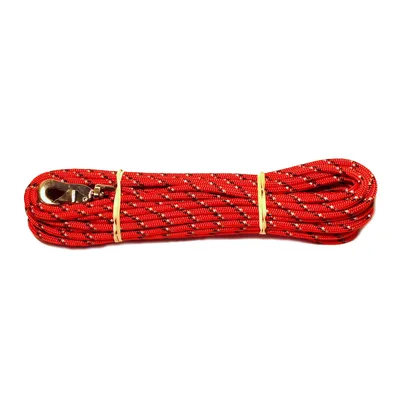 Spårlina Flätad Reflex Röd 15m