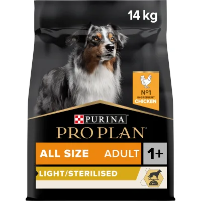 Purina Pro Plan Dog Adult All Sizes Light/Sterilised - 14 kg