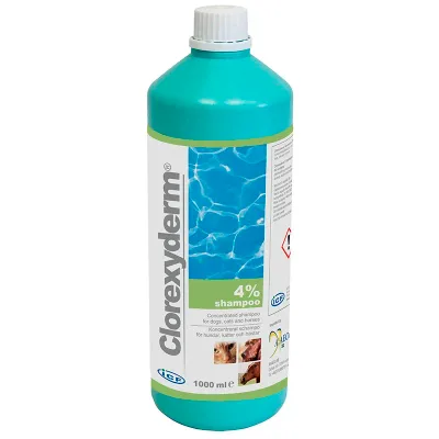 ICF Clorexyderm Shampoo 4% Koncentrerat 1000 ml