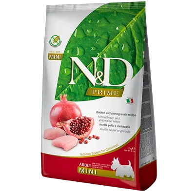Farmina N&D Dog Prime Kyckling & Granatäpple Adult Mini 2,5 kg
