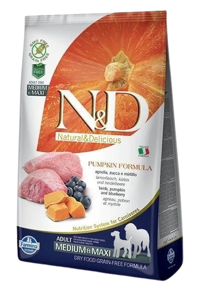 Farmina N&D Pumpkin Dog Lamb & Blueberry M/L 12 kg