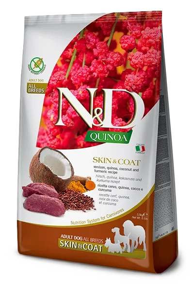 Farmina N&D Quinoa Dog Skin&Coat Venison