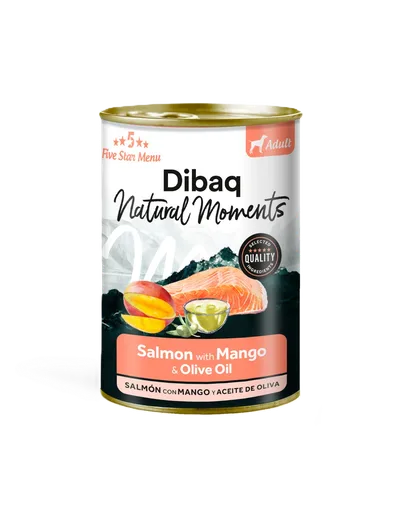 DIBAQ Natural Moments Dog Adult Salmon With Mango 380gr