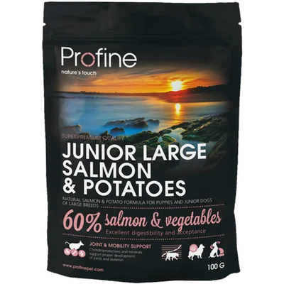 Profine Dog Dry Food Junior Large Salmon & Potatoes 3 kg