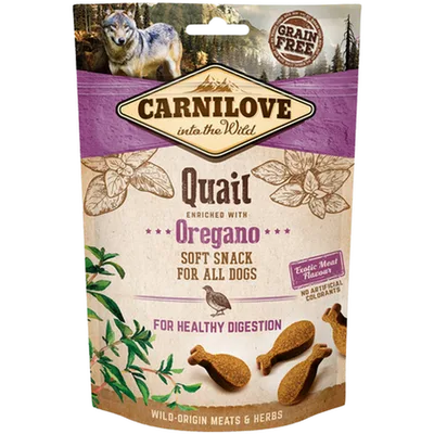 Carnilove Dog Semi Moist Snack Quail & Oregano 200 g
