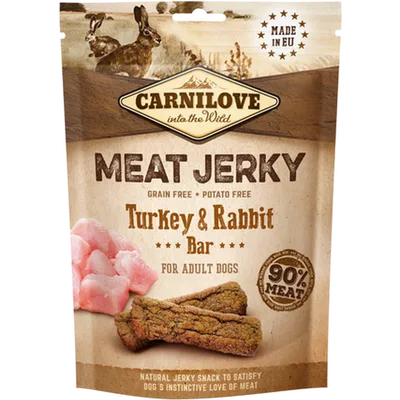 Carnilove Jerky Turkey & Rabbit Bar 100 g
