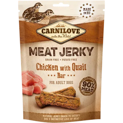 CarniLove Meat Jerky Kyckling & Vaktel 100g