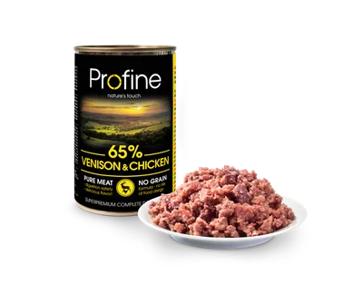 Profine Can Pure Meat Venison & Potato 400 g