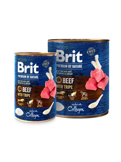 Brit Premium by Nature Nöt-våm för hundar 6x800 g