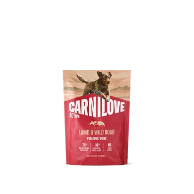 Carnilove Dog Adult Active Lamb & Wild Boar Torrfoder till Hund