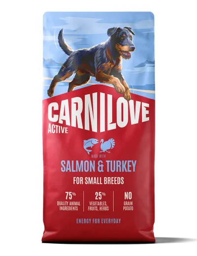 Active Dog Salmon&Turkey Adult Small Breeds 4kg