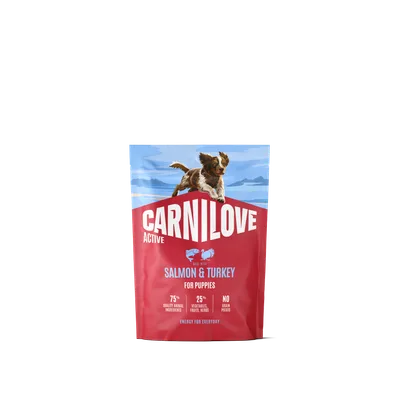 Carnilove Puppy Active Salmon & Turkey Torrfoder till Valp