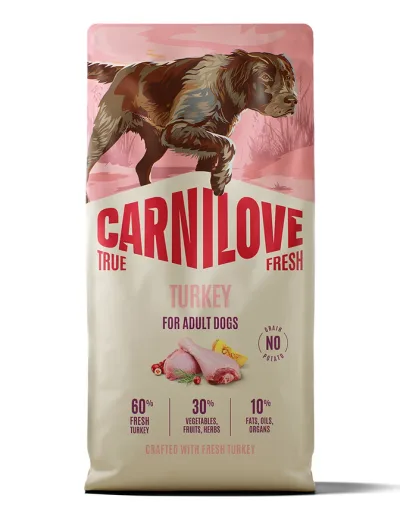 Carnilove True Fresh Dog Adult Turkey Torrfoder till Hund