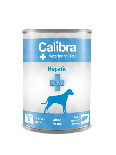 Calibra VD Dog Hepatic Kyckling 400 g för hundar
