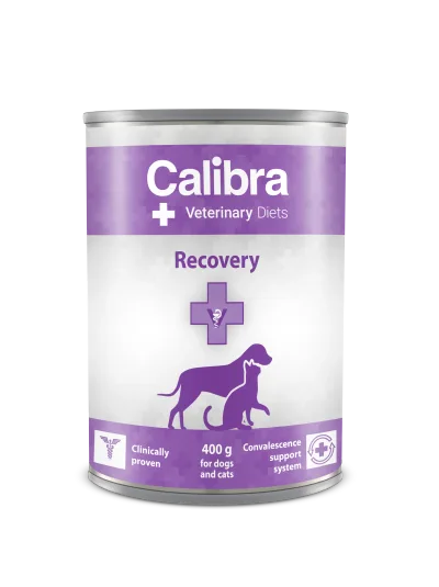 Calibra Veterinary Diet Recovery våtfoder för hundar och katter 400 g