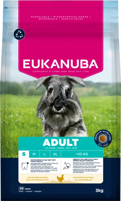 Eukanuba Dog Adult Small Breed Kyckling 3 kg