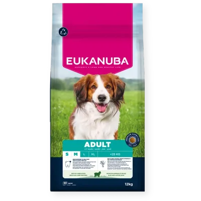 Eukanuba Dog Adult Small & Medium Breed Lamm & Ris 3 kg