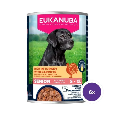 Eukanuba Dog Wet Senior Turkey with Carrots Våtfoder till Hund 400 g