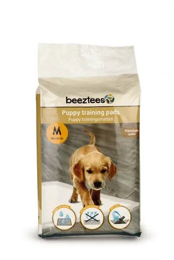 Beeztees engångsvalpunderlägg M 60 x 60 cm 15 st för hundar