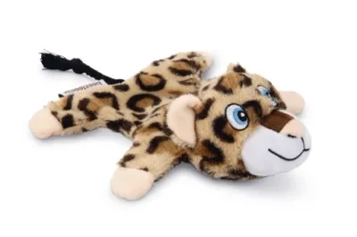 Beeztees Taki leopard gosedjursleksak 19 cm för hundar