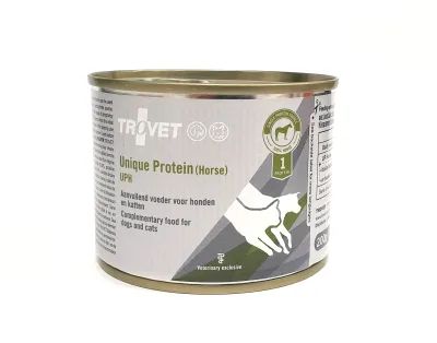 Trovet Unique Protein UPH-häst för katter och hundar 200 g PROVFÖRPACKNING