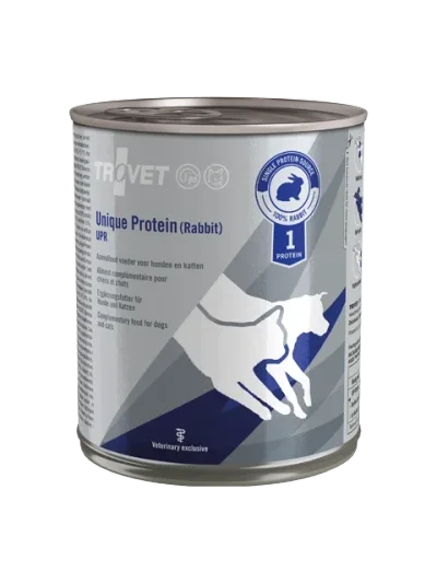 Trovet Unique Protein UPR kanin för katter och hundar 800 g