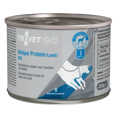 Trovet Unique Protein UPL lamm 6 x 200 g för hundar och katter